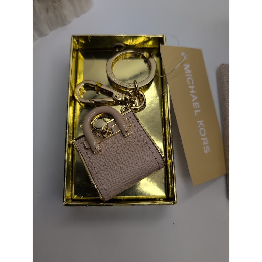 Michael Kors Key Charm (35H5GKCK1U) Ballet Hamilton Key Fob NEW w Box & Tags